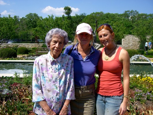Grandmom, Mum, and Meg, Spring 2007