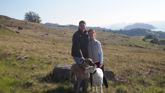 Family photo while hiking on Ring Mountain