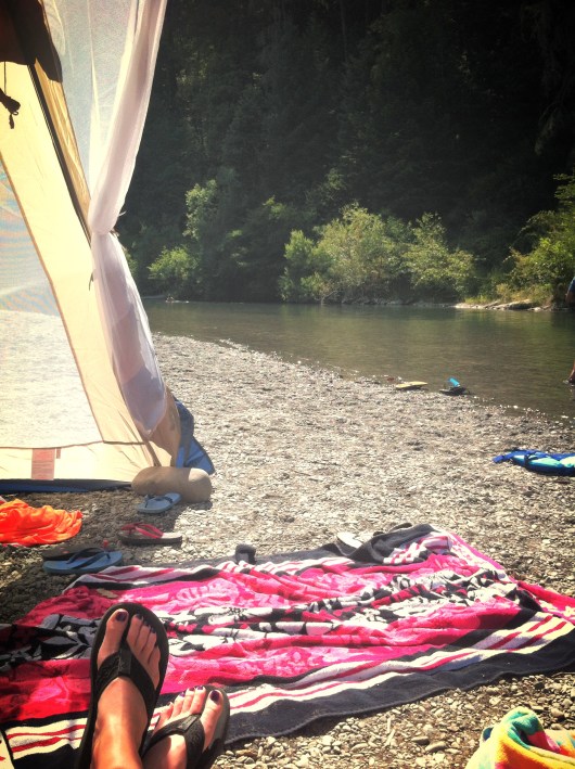 Sitting by the Eel River