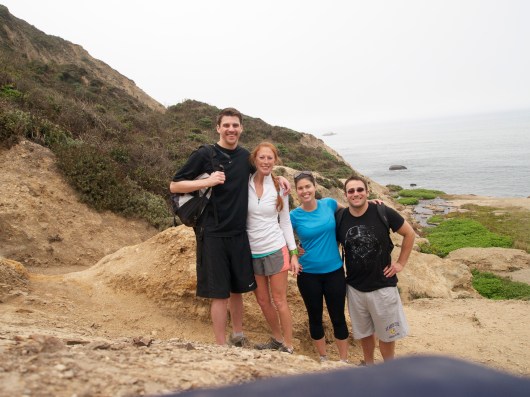 Jake, Meg, Katy and Scott at Alamere Falls
